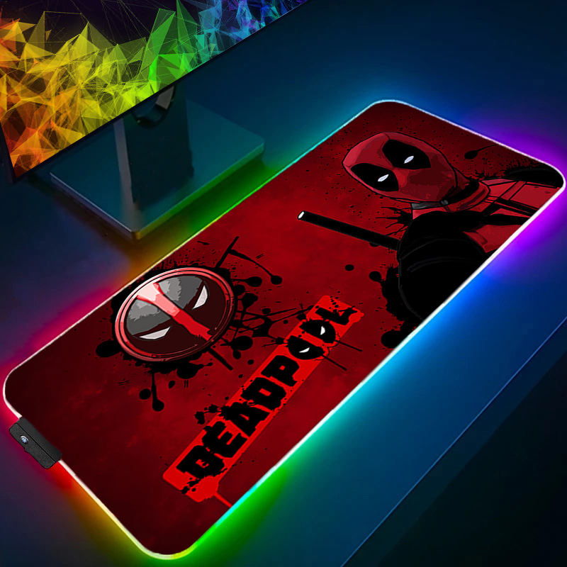 Video Gaming Accessories - Led mouse pad jogos backlight lock