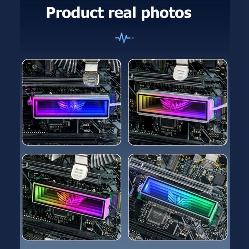 M2 Heatsink Cooler - Dissipador de calor DT21 5V ARGB