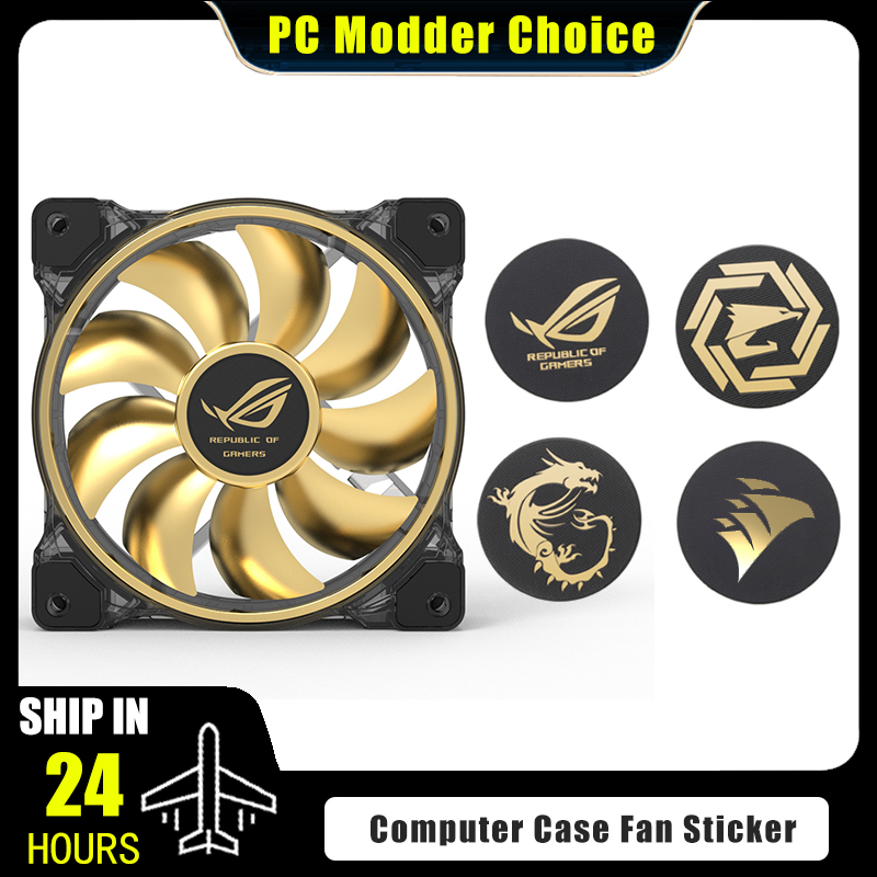 Gaming Accessories For Room - Adesivo de logotipo de ventilador de
