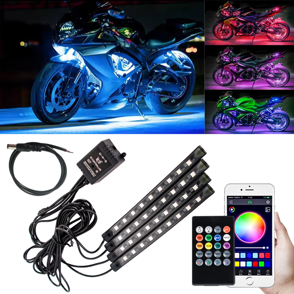 Rgb Hub Sync - Led motocicleta carro atmosfera pé luz