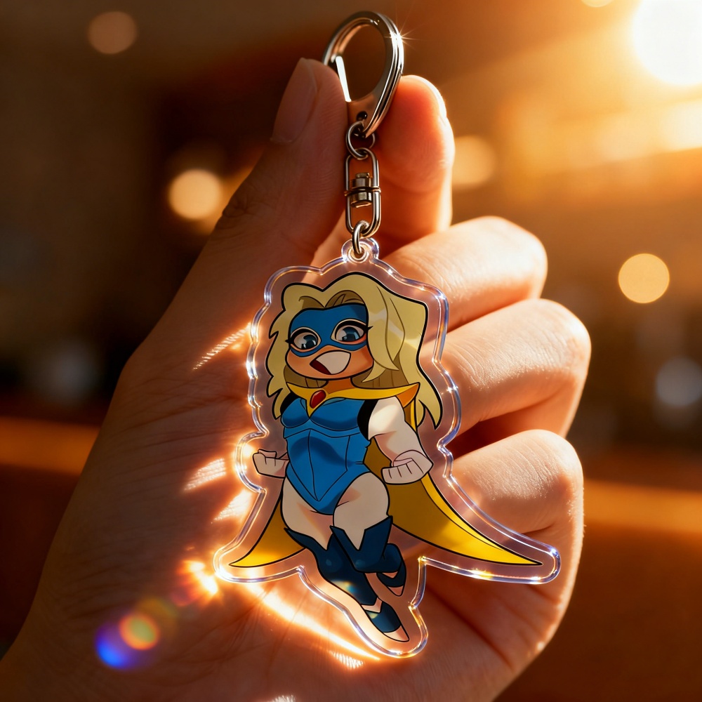 Gaming Accessories Gifts For Men - Jogo dos desenhos animados chibi chaveiro