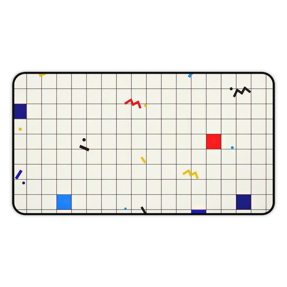 Gaming Accessories Retro - Tapete de Mesa Geométrico Retrô com