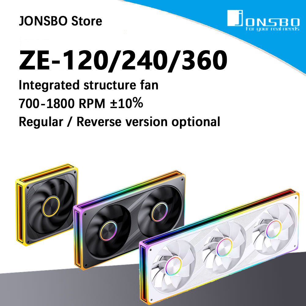 Rgb Hub Sync - Ventoinha de Gabinete JONSBO ZE-120/240/360 120mm