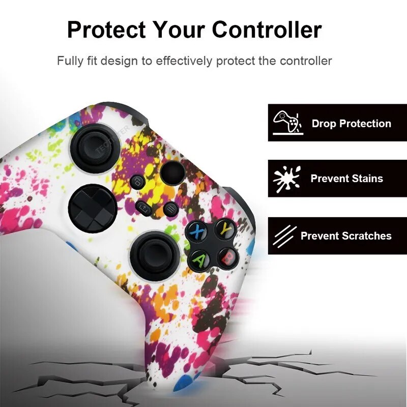 Caso De Silicone Macio para Xb - Gaming Accessories For Xbox Series X avaliação e preço