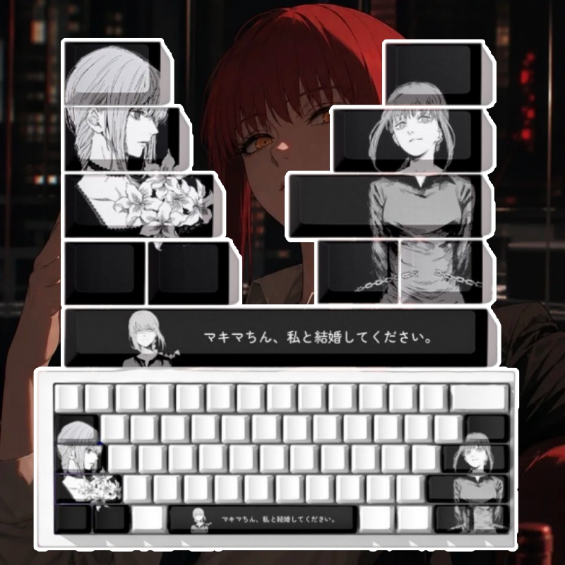 Teclas Temáticas Chainsaw Man  - Gaming Accessories Gifts For Men avaliação e preço