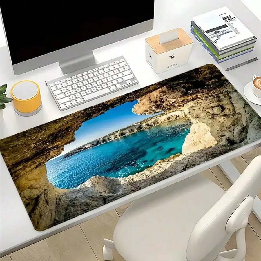 Mouse Pad Blue Ocean, Acessóri - Gaming Accessories Gifts For Men avaliação e preço