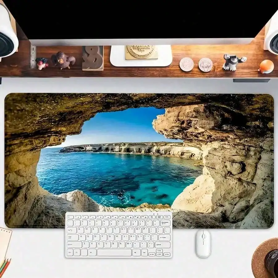 Mouse Pad Blue Ocean, Acessóri - Gaming Accessories Gifts For Men avaliação e preço