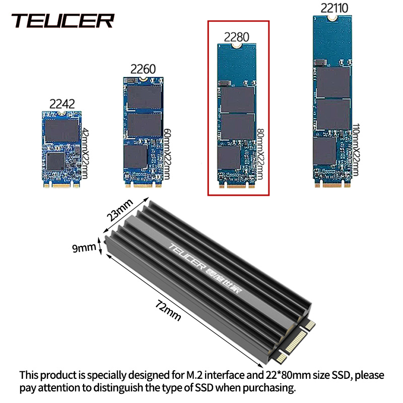 Teucer m2 ssd dissipador de ca - M2 Heatsink Cooler avaliação e preço
