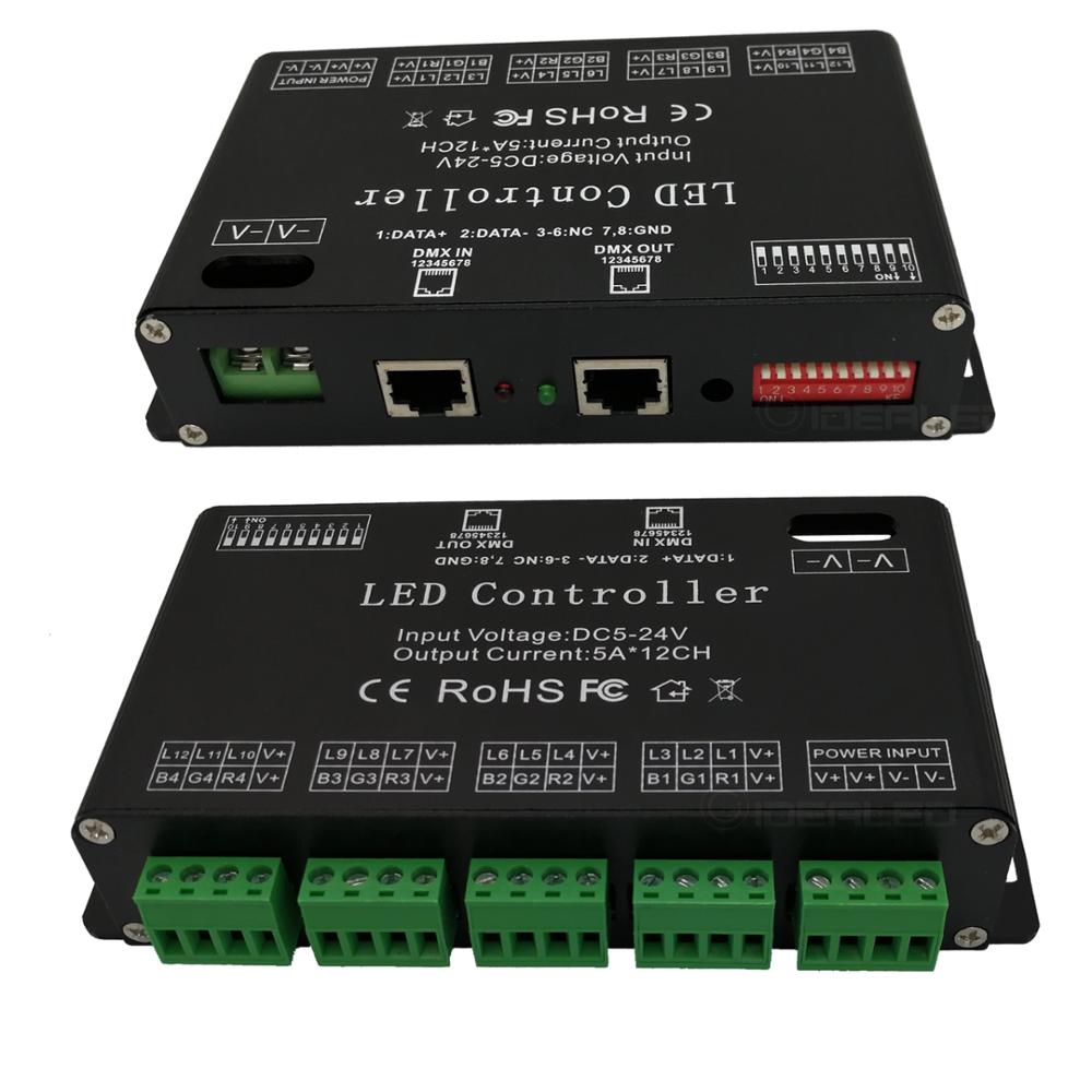Decodificador dmx com 12 canai - Rgb Hub Sync avaliação e preço