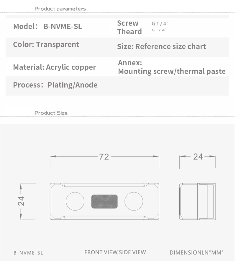 Bykski bloco de água para 2280 - M2 Heatsink Cooler avaliação e preço