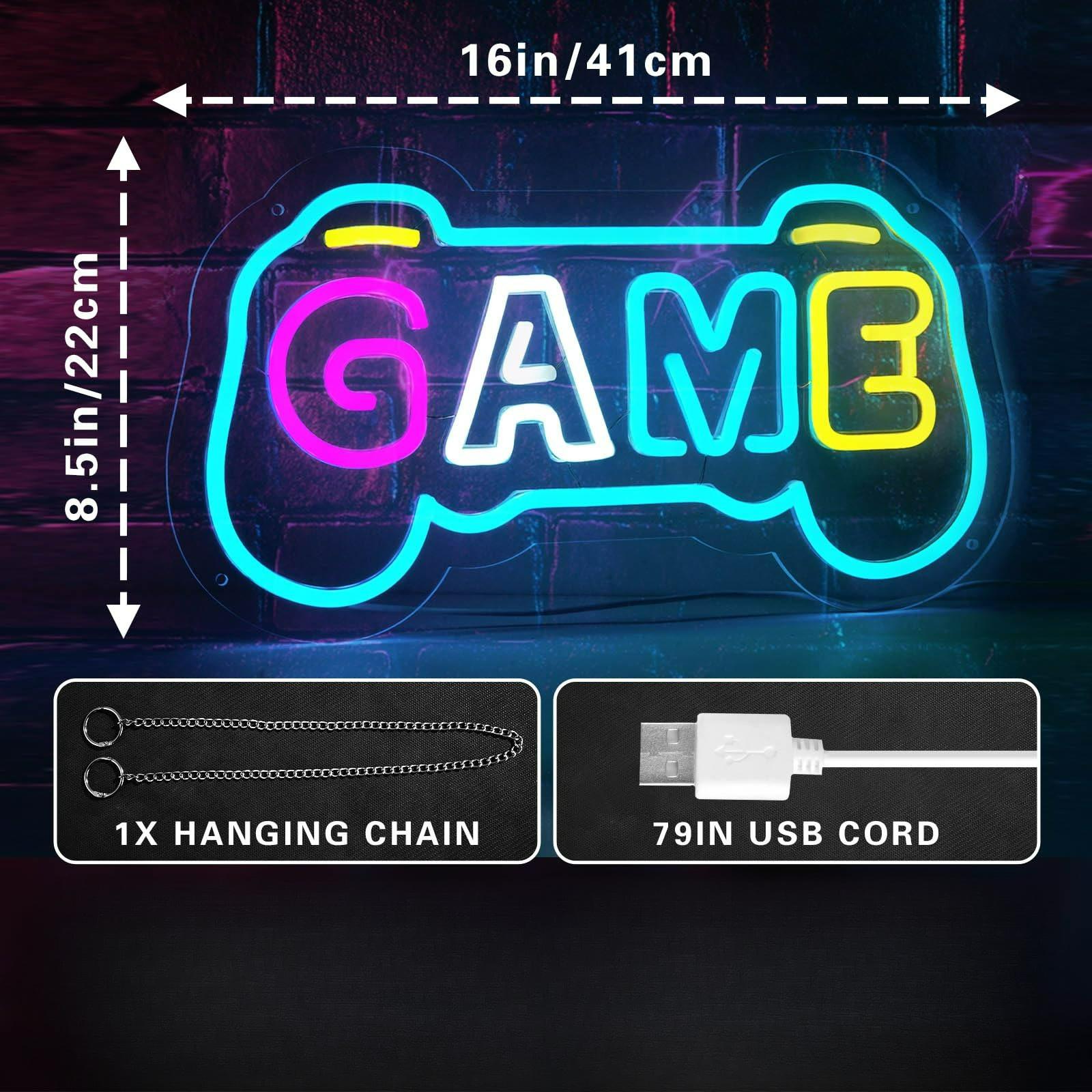 Letreiro Neon para Decoração d - Gaming Accessories Gifts For Men avaliação e preço