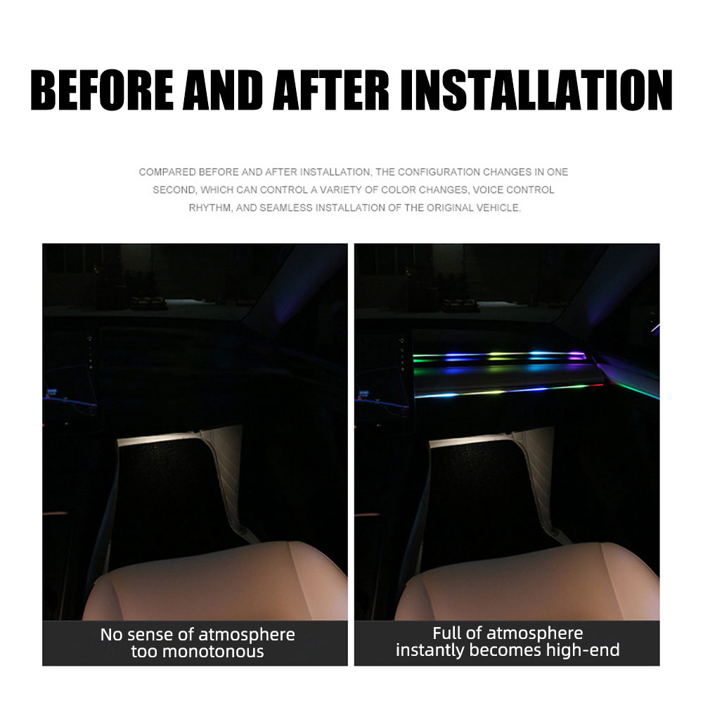 6/10 em 1 carro led luzes ambi - Rgb Hub Sync avaliação e preço