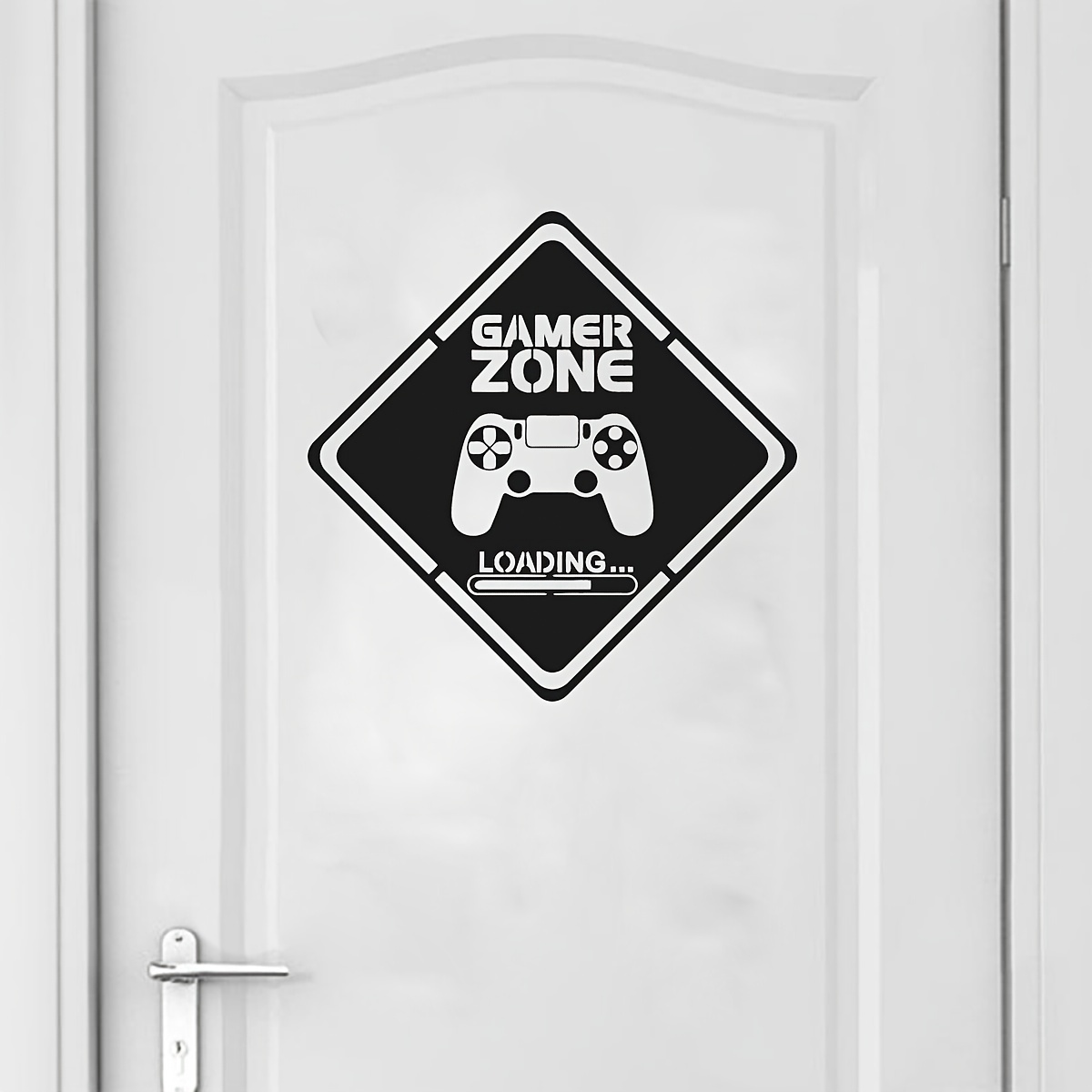 1pc zona gamer porta decalque  - Gaming Accessories Bedroom avaliação e preço