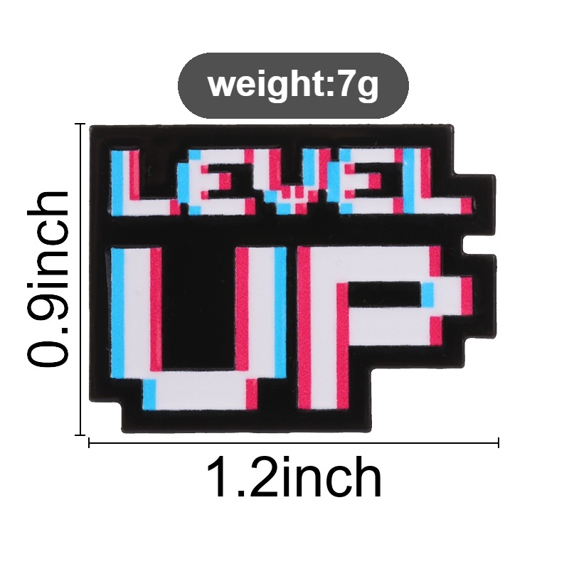 Broche Esmaltado 'Level Up Gli - Gaming Accessories Retro avaliação e preço