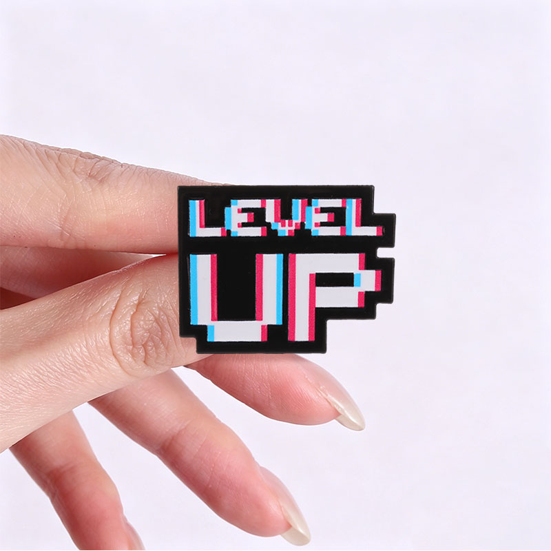 Broche Esmaltado 'Level Up Gli - Gaming Accessories Retro avaliação e preço