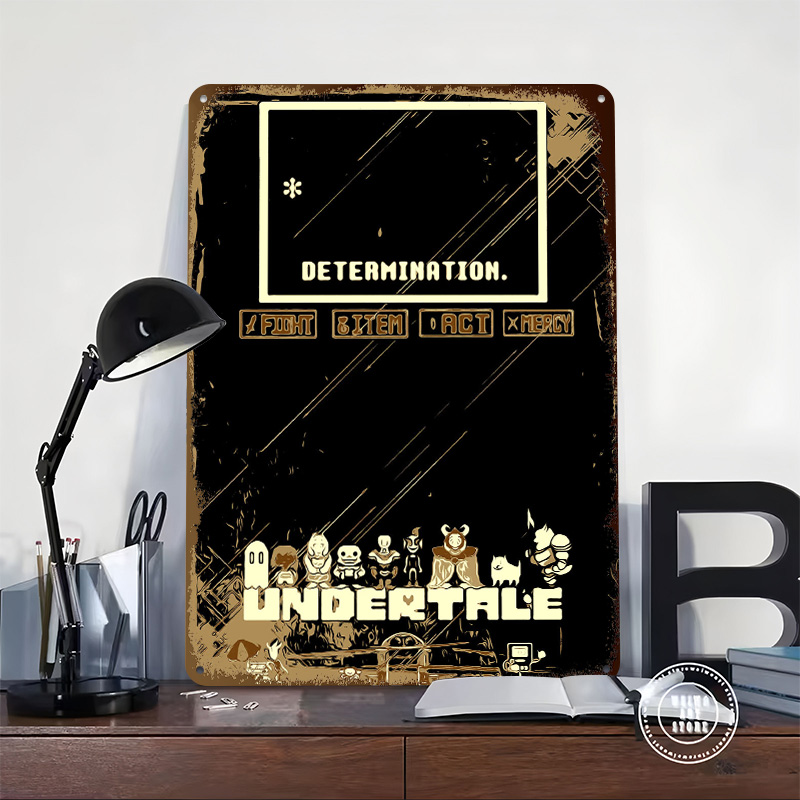 Pôster Metálico Undertale, Art - Gaming Accessories Retro avaliação e preço