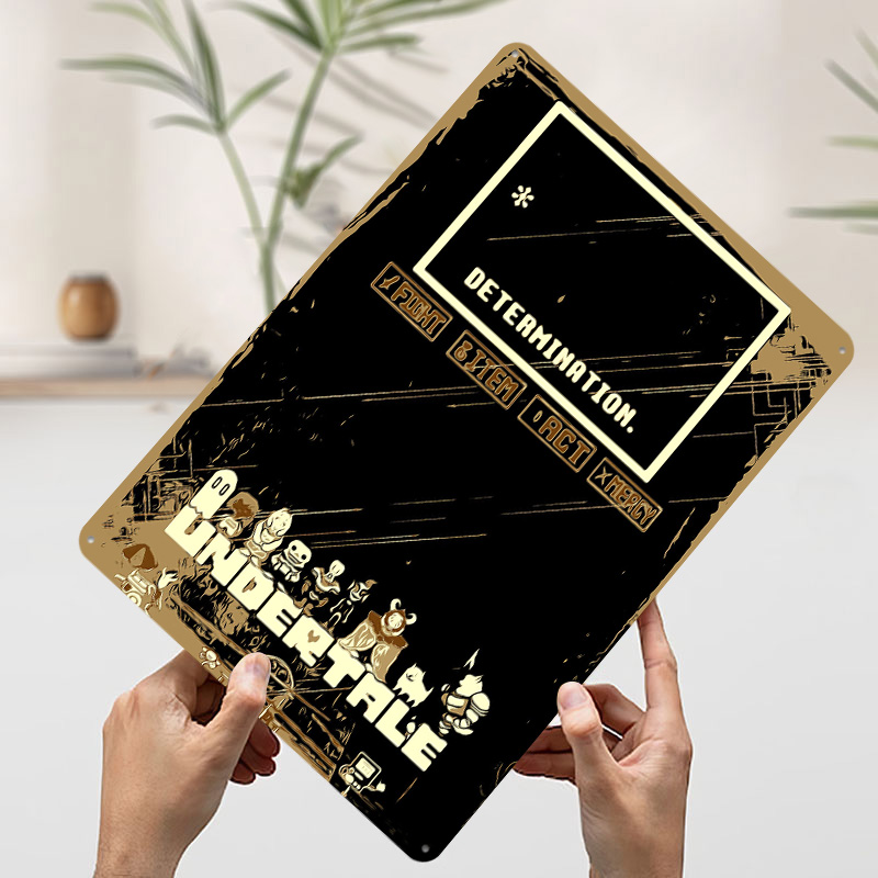 Pôster Metálico Undertale, Art - Gaming Accessories Retro avaliação e preço