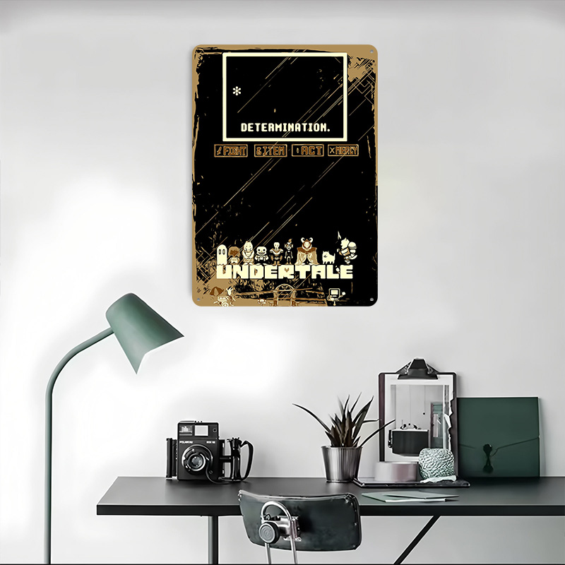 Pôster Metálico Undertale, Art - Gaming Accessories Retro avaliação e preço