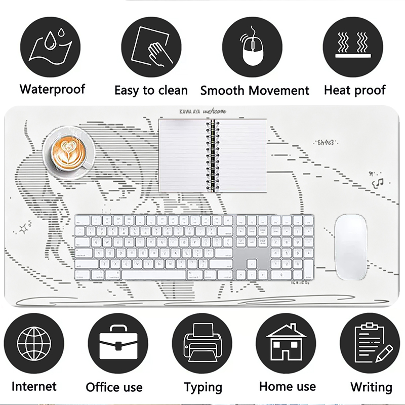 1Pç Mouse Pad de Couro Anime A - Gaming Accessories Cheap avaliação e preço